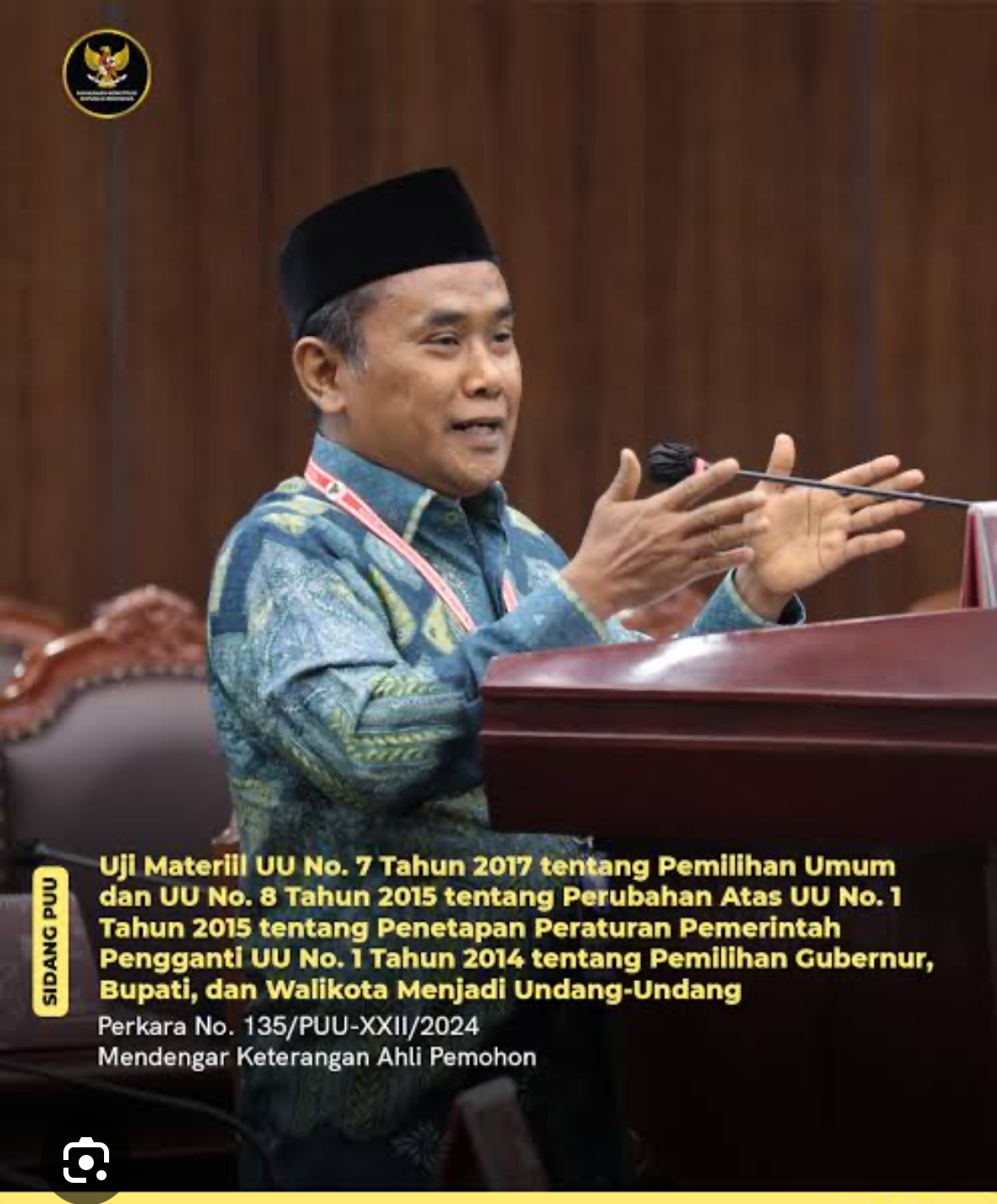 Memurnikan Kedaulatan Rakyat Melalui Pemilu Nasional dan Pemilu Daerah